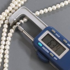 画像9: 2連パールネックレス K18金具 6mm 50cm (9)