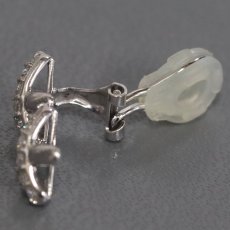 画像6: K14WG/K18WGダイヤモンドイヤリング D0.18×2 2.9g (6)