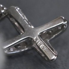 画像8: K14WG/K18WGダイヤモンドイヤリング D0.18×2 2.9g (8)