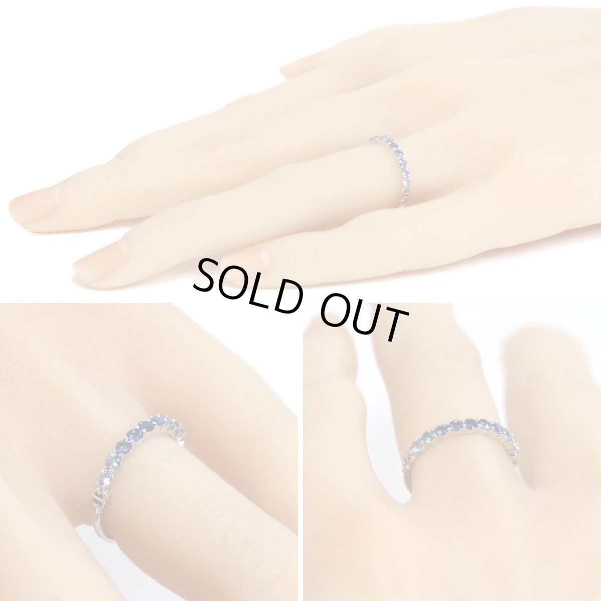 画像10: スタージュエリー K18WGサファイアリング 1.7g #10 (10)