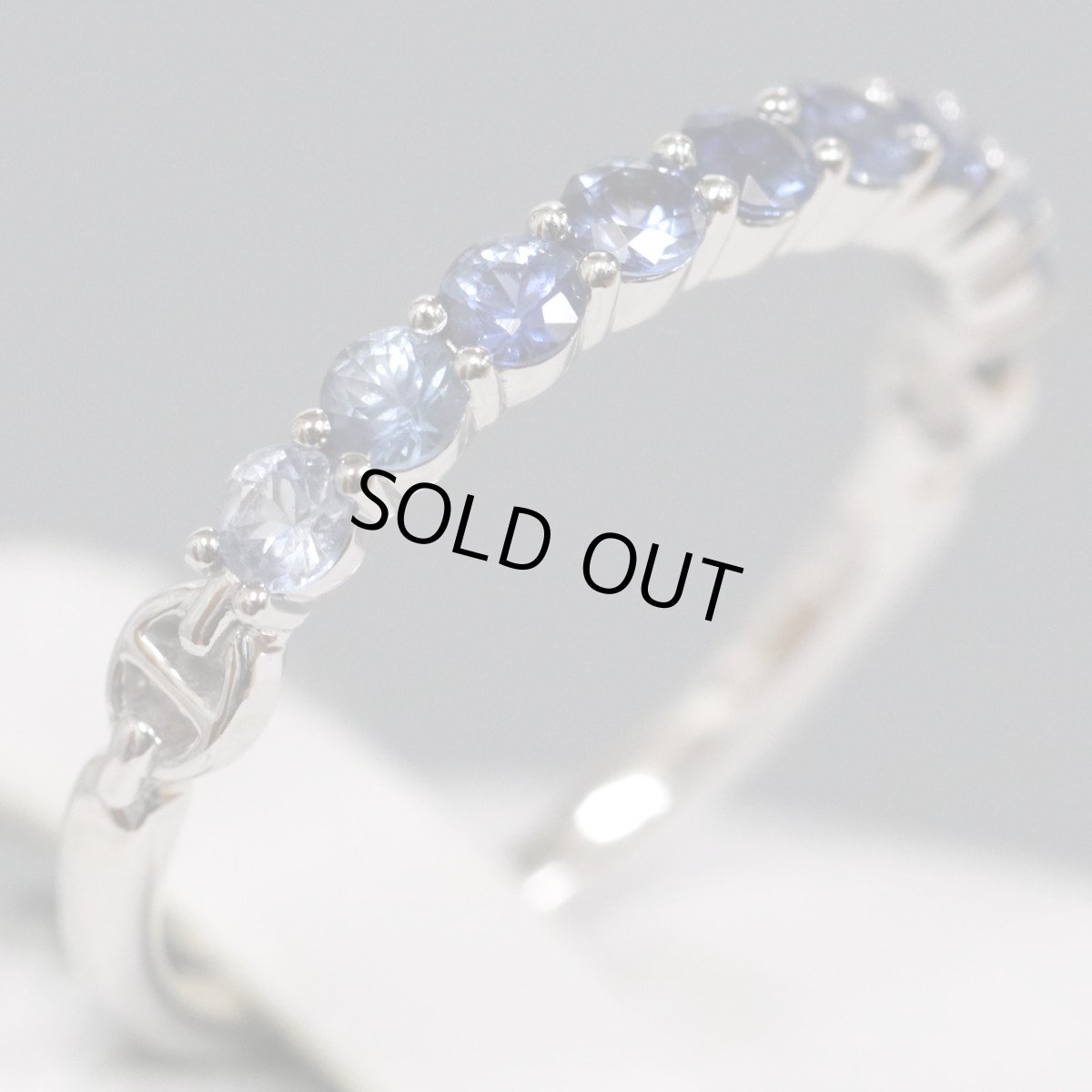 画像3: スタージュエリー K18WGサファイアリング 1.7g #10 (3)