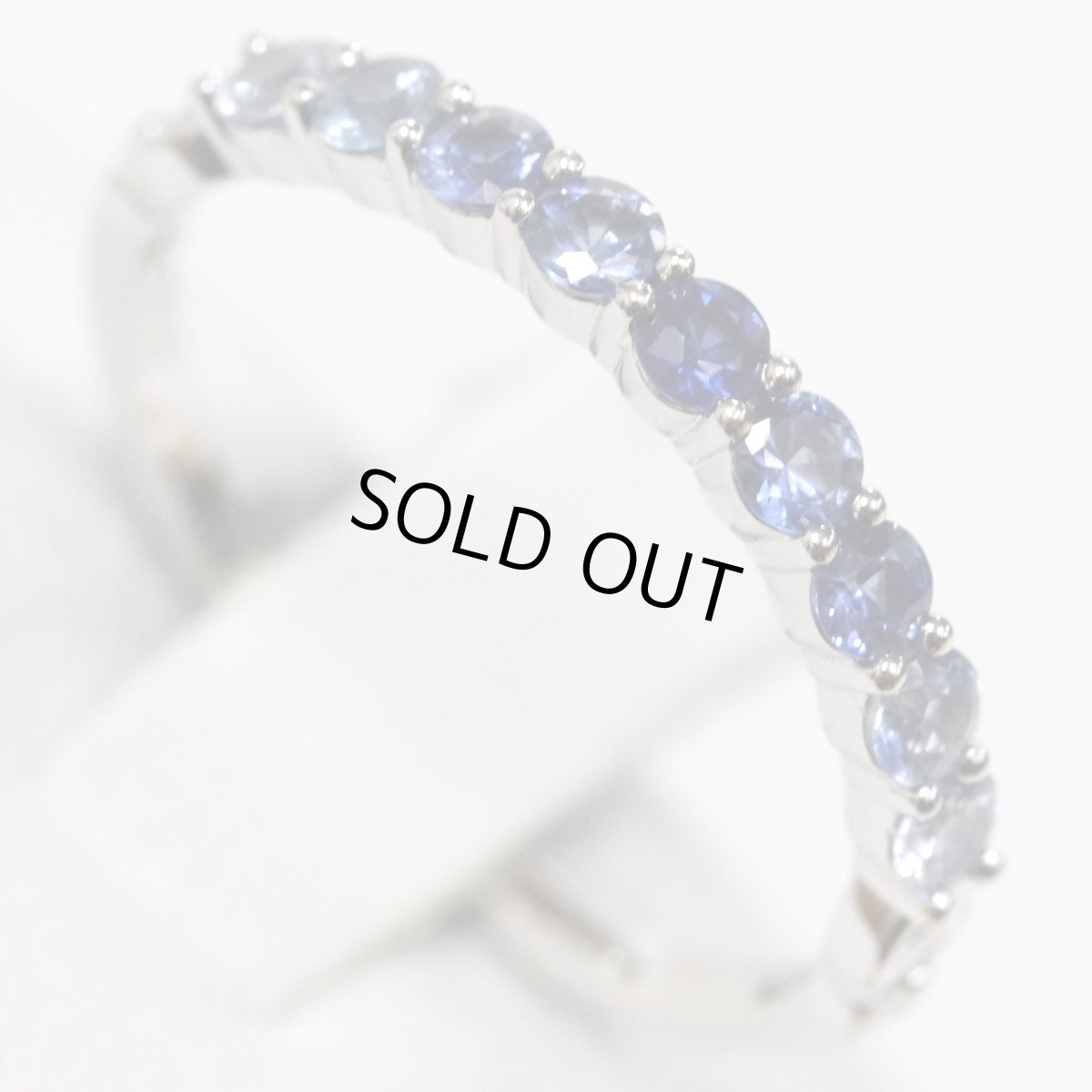 画像4: スタージュエリー K18WGサファイアリング 1.7g #10 (4)