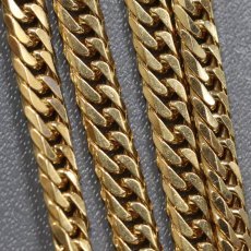 画像4: セイコージュエリー 750/K18喜平ネックレス 6面ダブル 60cm 35.9g (4)