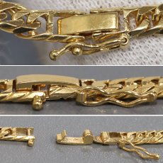 画像5: セイコージュエリー 750/K18喜平ネックレス 6面ダブル 60cm 35.9g (5)