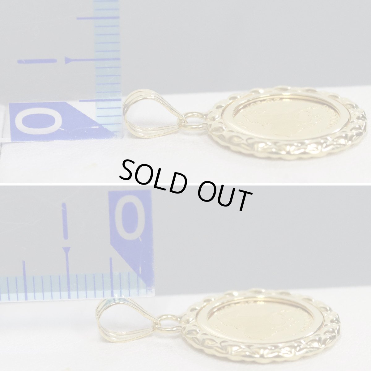 画像6: K24/K18ペンダントトップ ツバルホース金貨1/25オンス 2.8g (6)