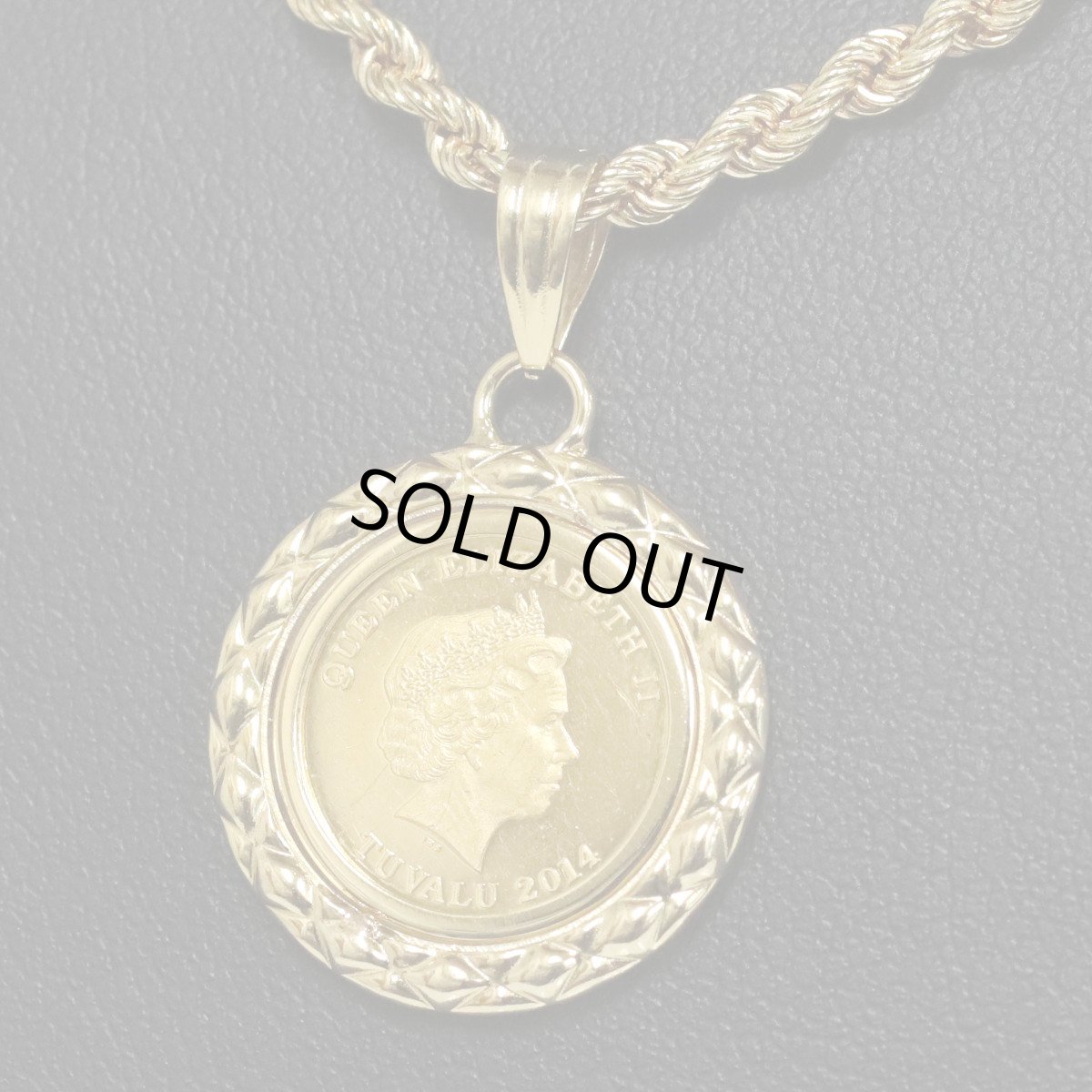 画像8: K24/K18ペンダントトップ ツバルホース金貨1/25オンス 2.8g (8)