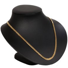 画像1: 田中貴金属 K18喜平ネックレス 6面ダブル 50cm 25.3g (1)