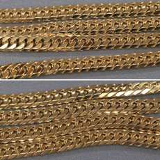 画像5: 田中貴金属 K18喜平ネックレス 6面ダブル 50cm 25.3g (5)
