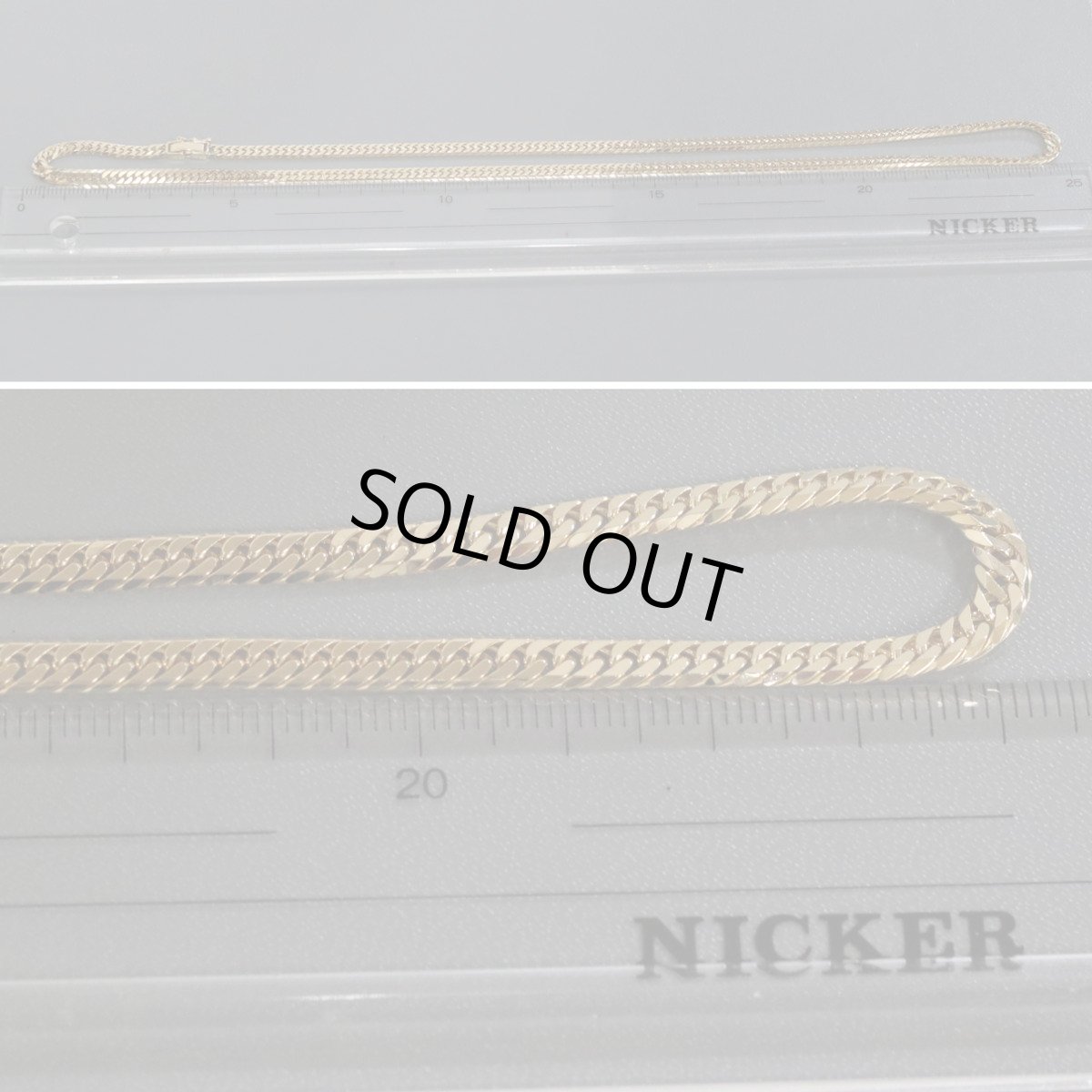 画像9: 田中貴金属 K18喜平ネックレス 6面ダブル 50cm 25.3g (9)