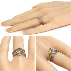 画像9: Pt900/K18リング 蛇モチーフ 4.9g #12 (9)