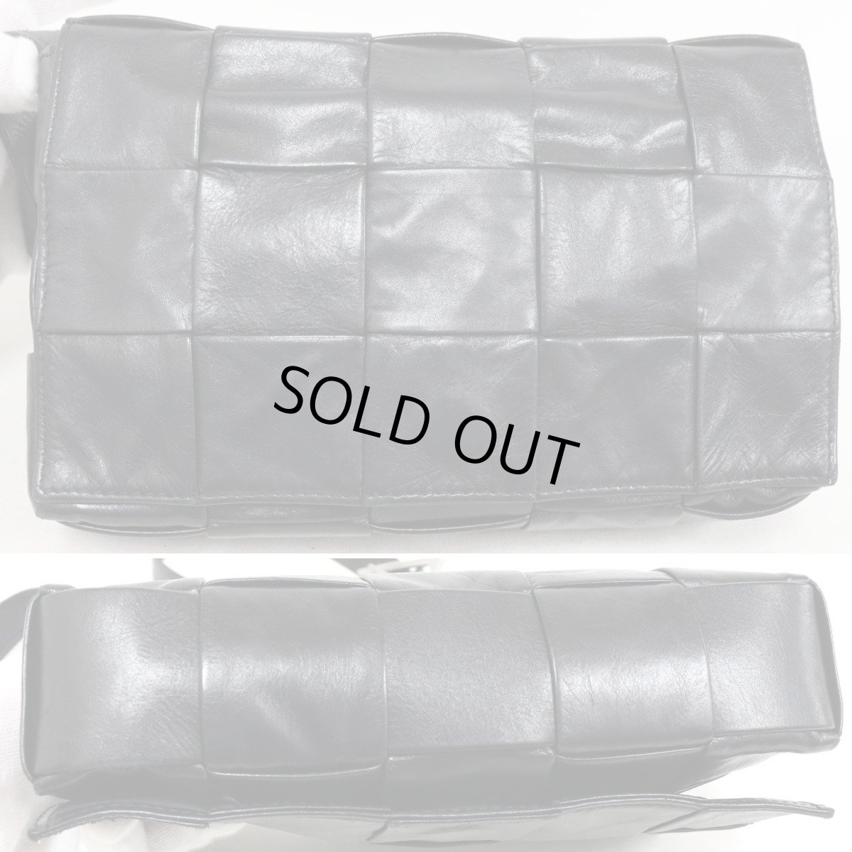 画像2: ボッテガ・ヴェネタ マキシイントレチャート スモールカセット ショルダーバッグ (2)