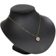 画像6: K18ローズクォーツペンダント 5.6g 40cm (6)