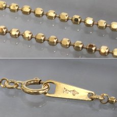 画像8: K18ローズクォーツペンダント 5.6g 40cm (8)