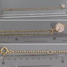 画像9: K18ローズクォーツペンダント 5.6g 40cm (9)