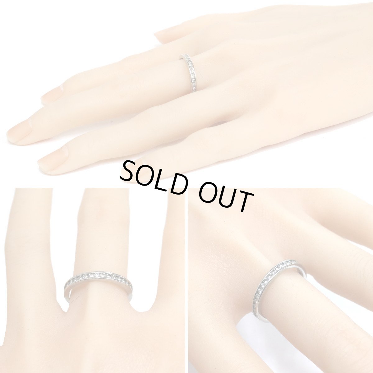 画像10: Pt900ダイヤモンドリング D0.50 4.5g #16.5 (10)