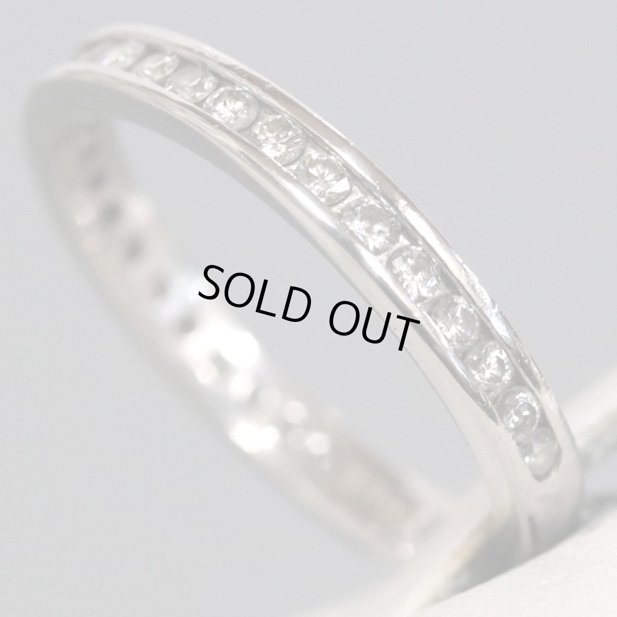 画像2: Pt900ダイヤモンドリング D0.50 4.5g #16.5 (2)