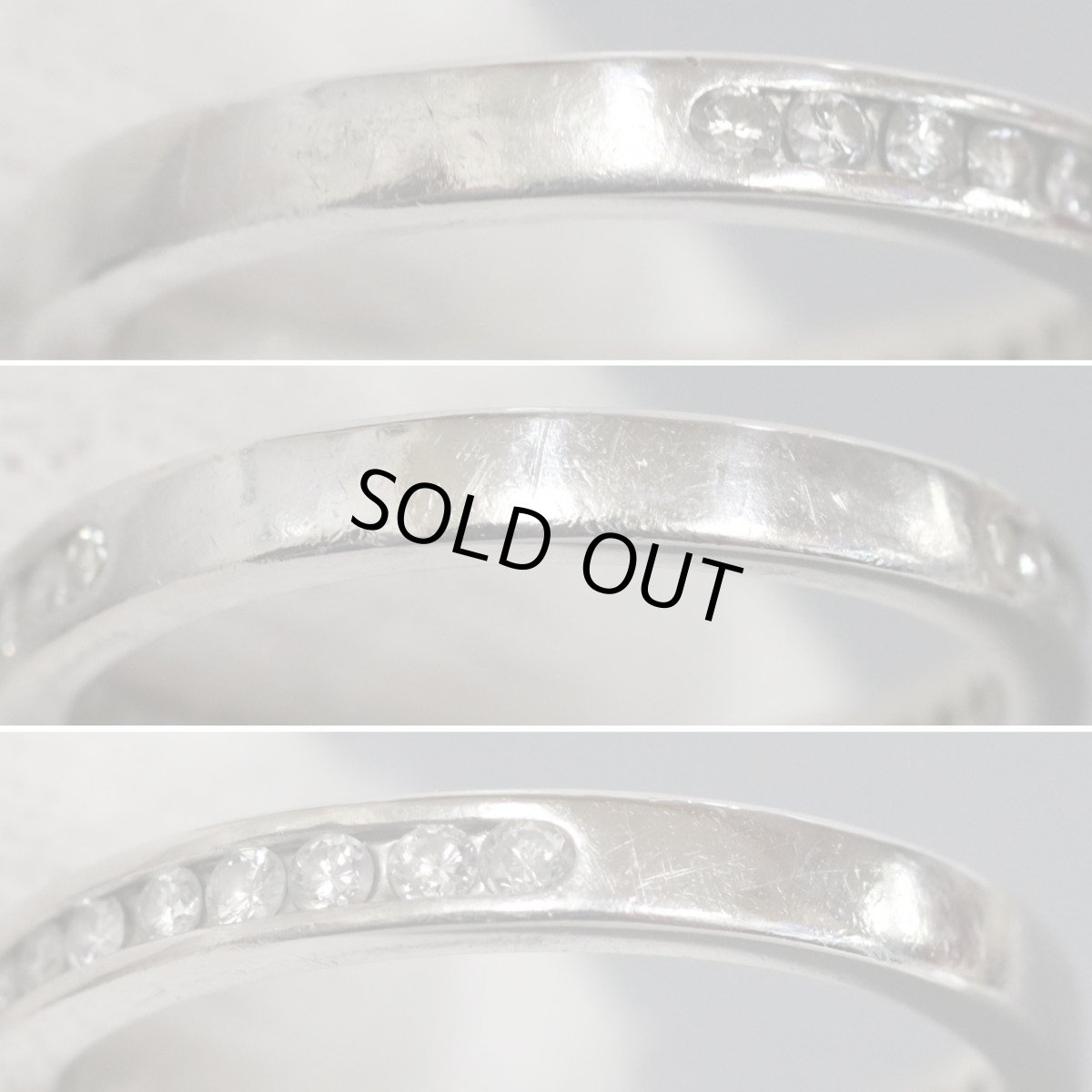 画像6: Pt900ダイヤモンドリング D0.50 4.5g #16.5 (6)