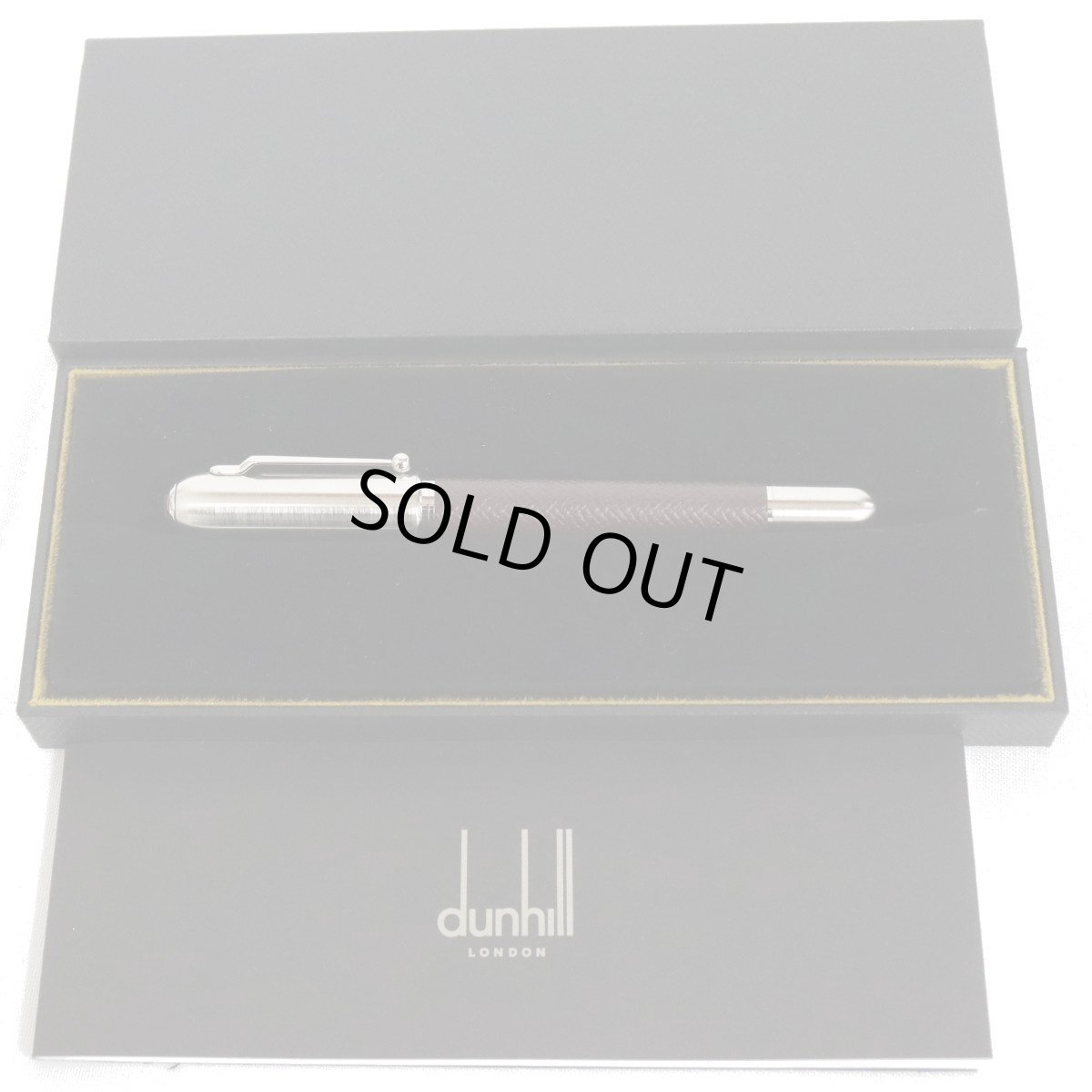 画像1: ダンヒル ローラーボールペン サイドカー カドガン (1)