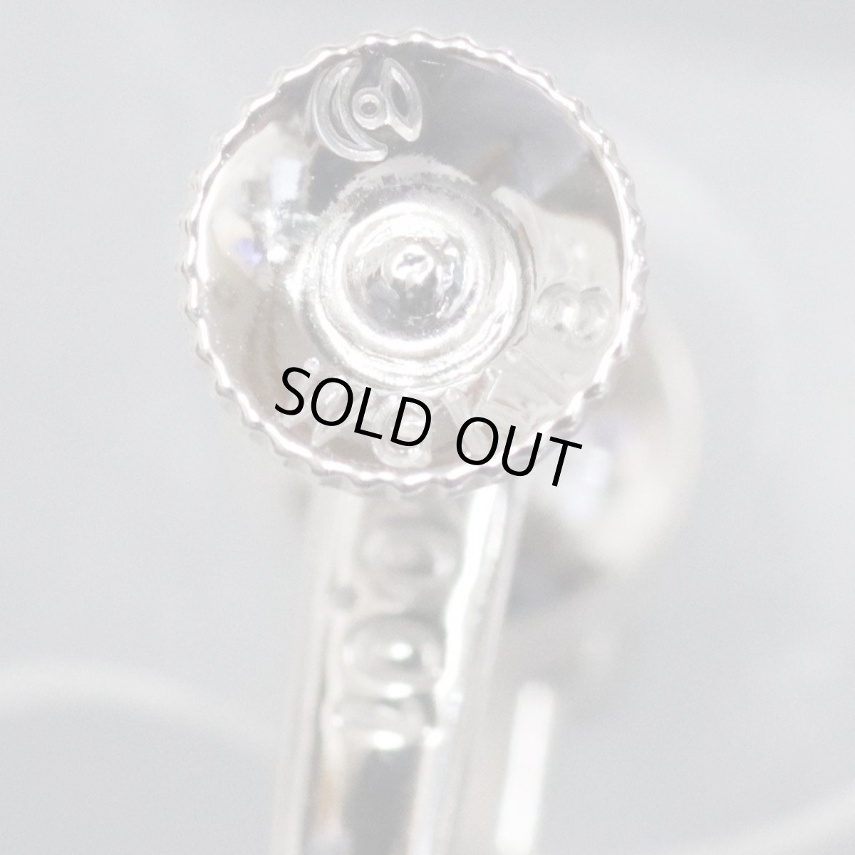 画像5: タサキ K18WGダイヤモンドイヤリング D0.01×2 3.0g (5)