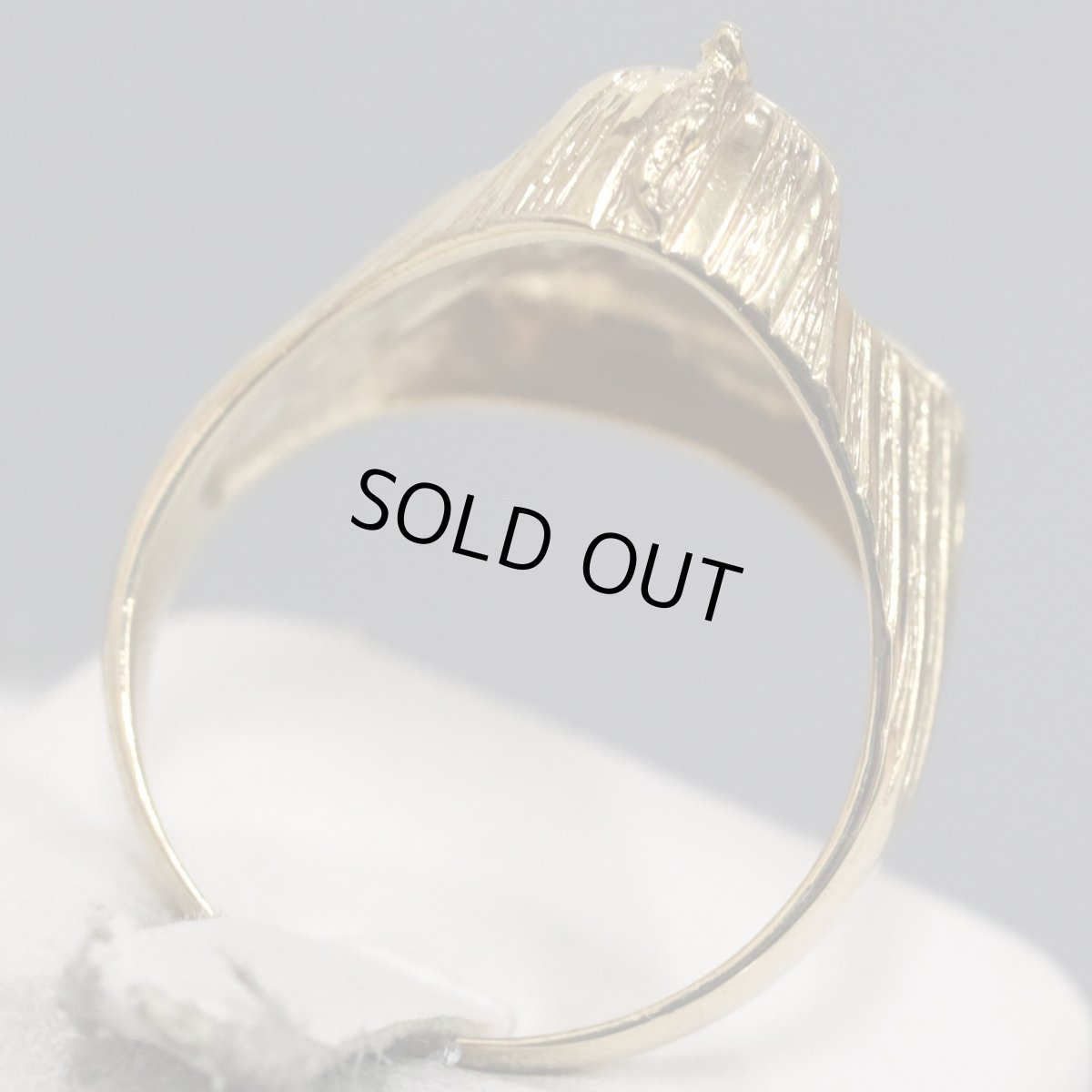 画像5: K18リング ファラオモチーフ 9.1g #19.5 (5)