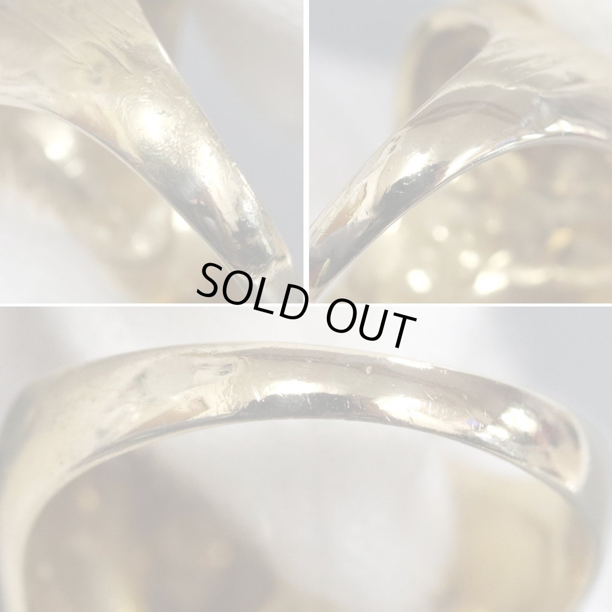 画像6: K18リング ファラオモチーフ 9.1g #19.5 (6)