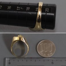 画像8: K18リング ファラオモチーフ 9.1g #19.5 (8)