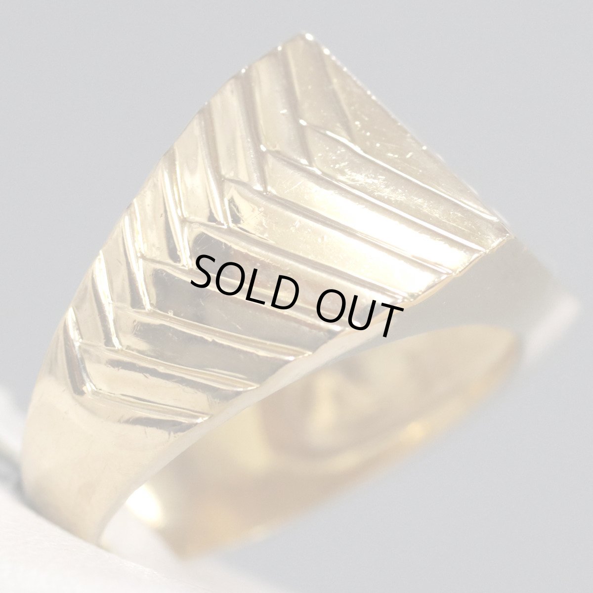 画像3: K18/K21.6リング ペソ金貨 11.5g #17.5 (3)