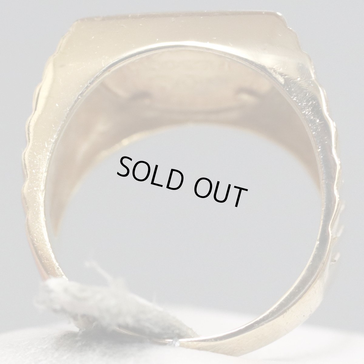 画像6: K18/K21.6リング ペソ金貨 11.5g #17.5 (6)