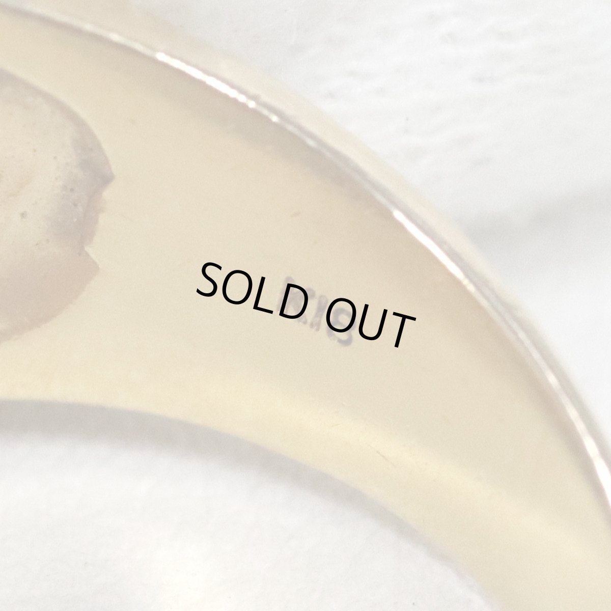 画像8: K18/K21.6リング ペソ金貨 11.5g #17.5 (8)