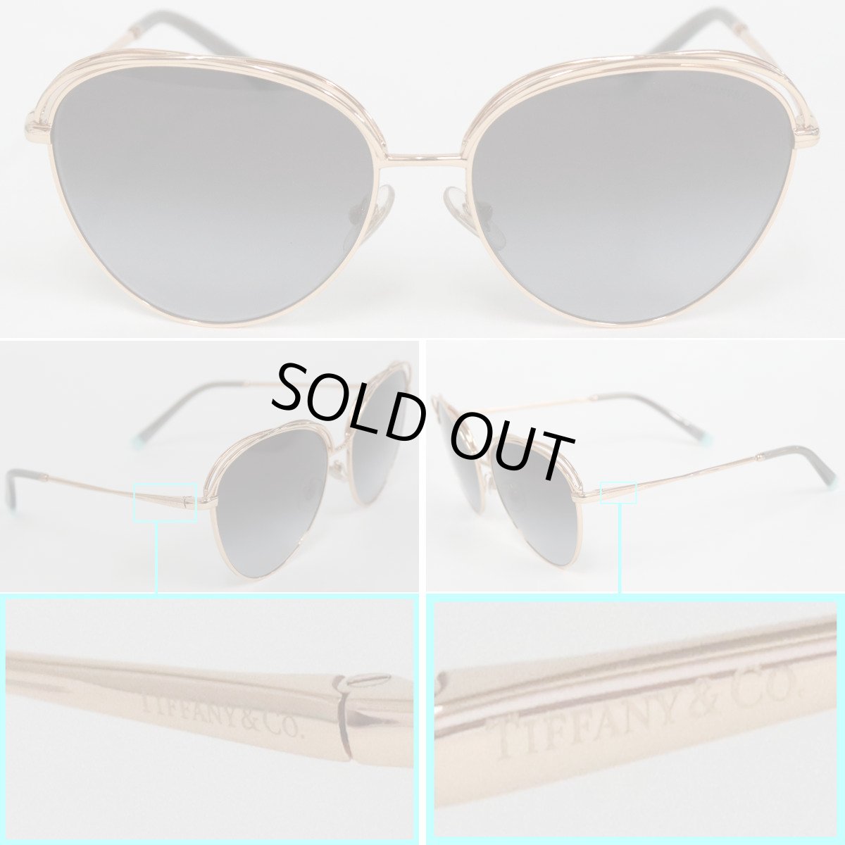 画像2: ティファニー サングラス 6105/3C 58□16 140 3N(TF3075) (2)