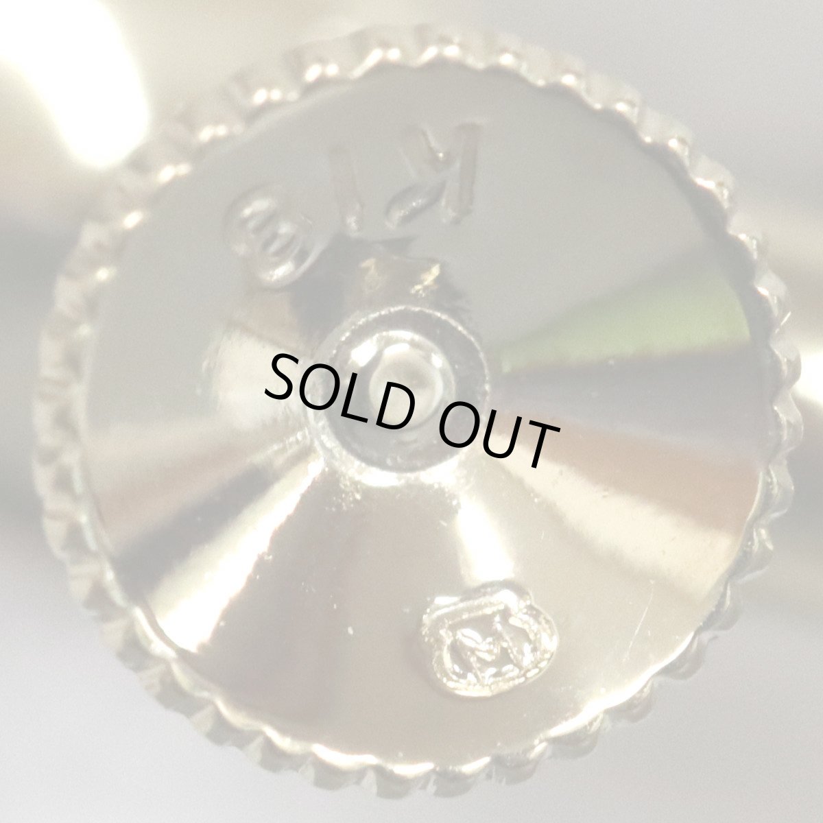 画像7: ミキモト K18ペリドットイヤリング Pe0.80×2 10.2g (7)