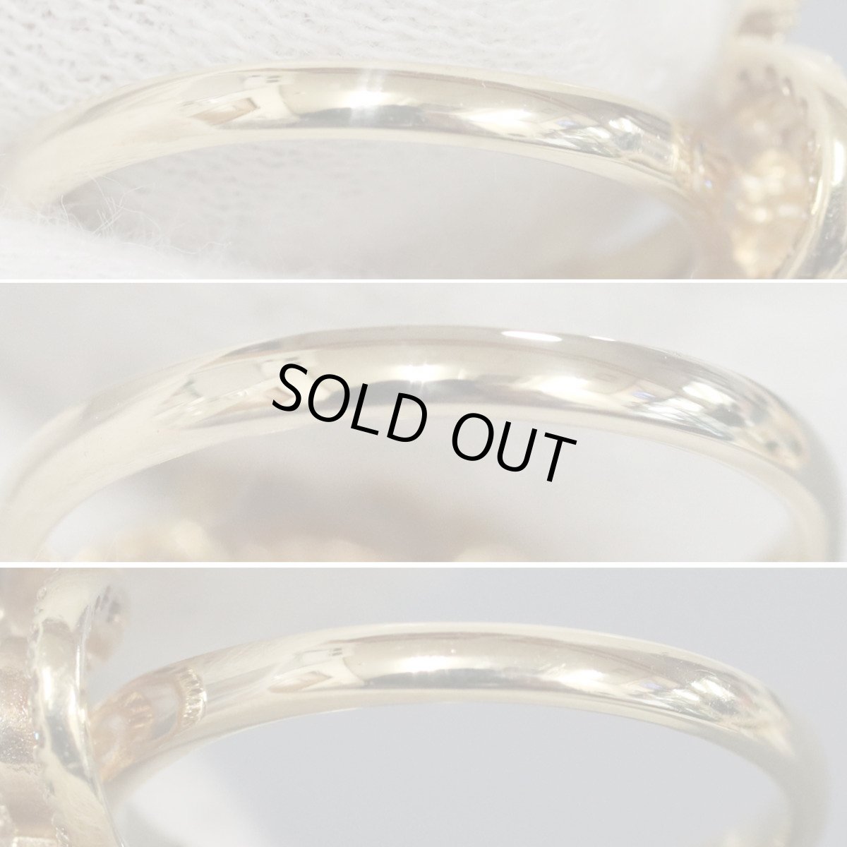 画像6: K18ダイヤモンドリング フラワーモチーフ D0.50 3.9g #11.5 (6)