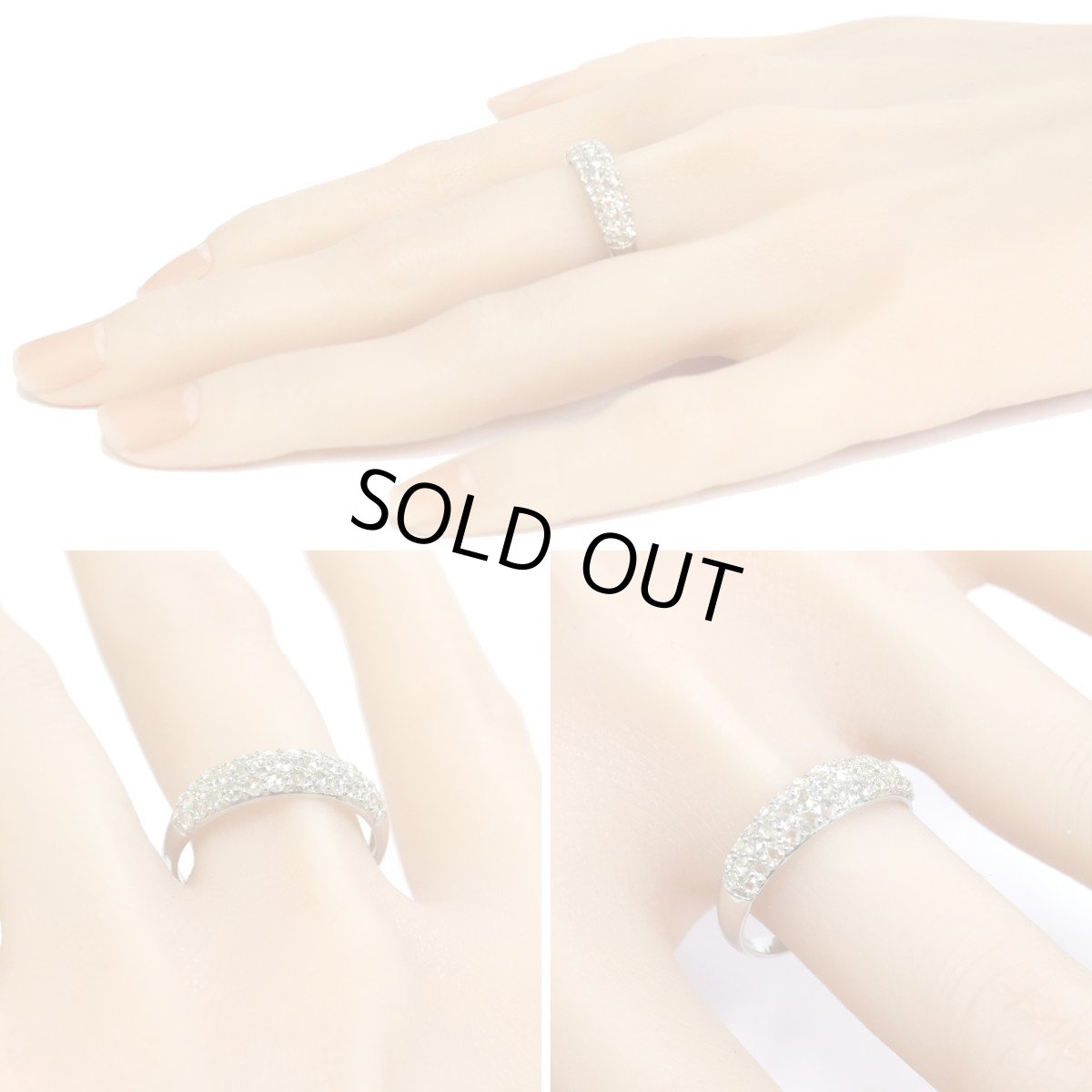 画像10: Pt900ローズカットダイヤモンドリング D0.80 4.6g #21 (10)