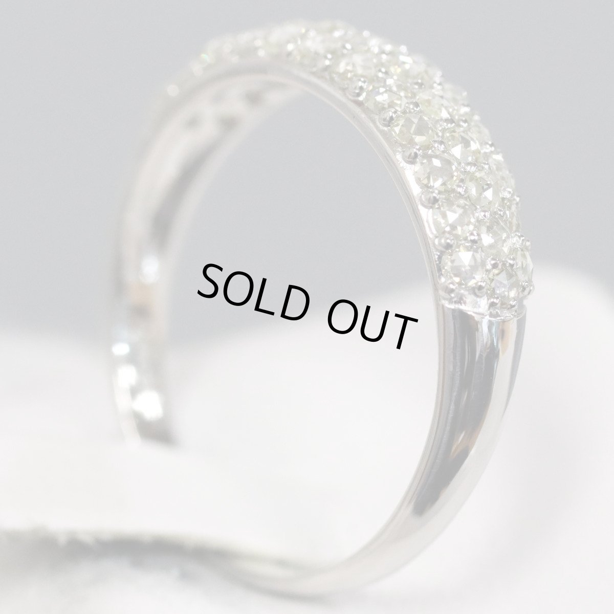 画像3: Pt900ローズカットダイヤモンドリング D0.80 4.6g #21 (3)