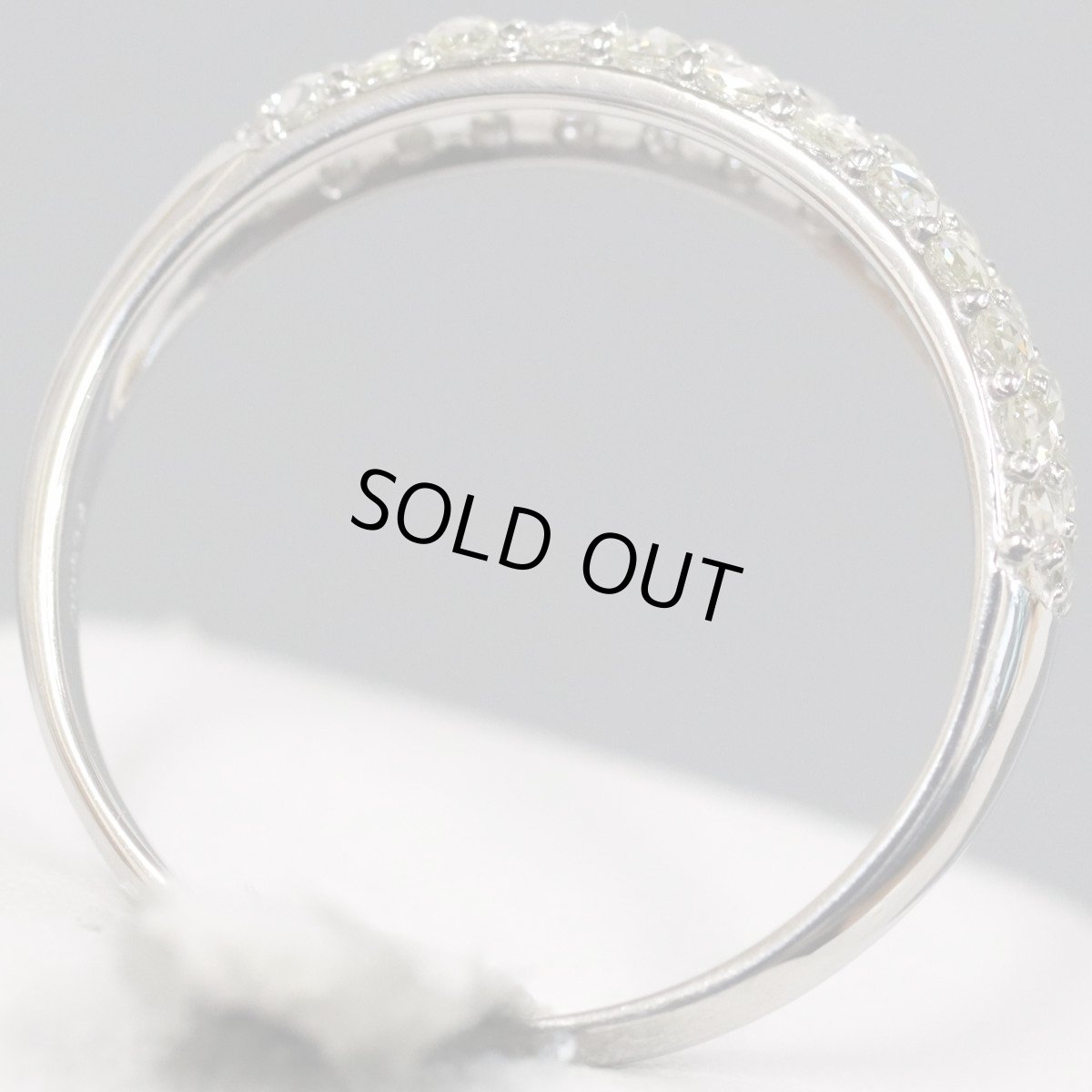 画像6: Pt900ローズカットダイヤモンドリング D0.80 4.6g #21 (6)