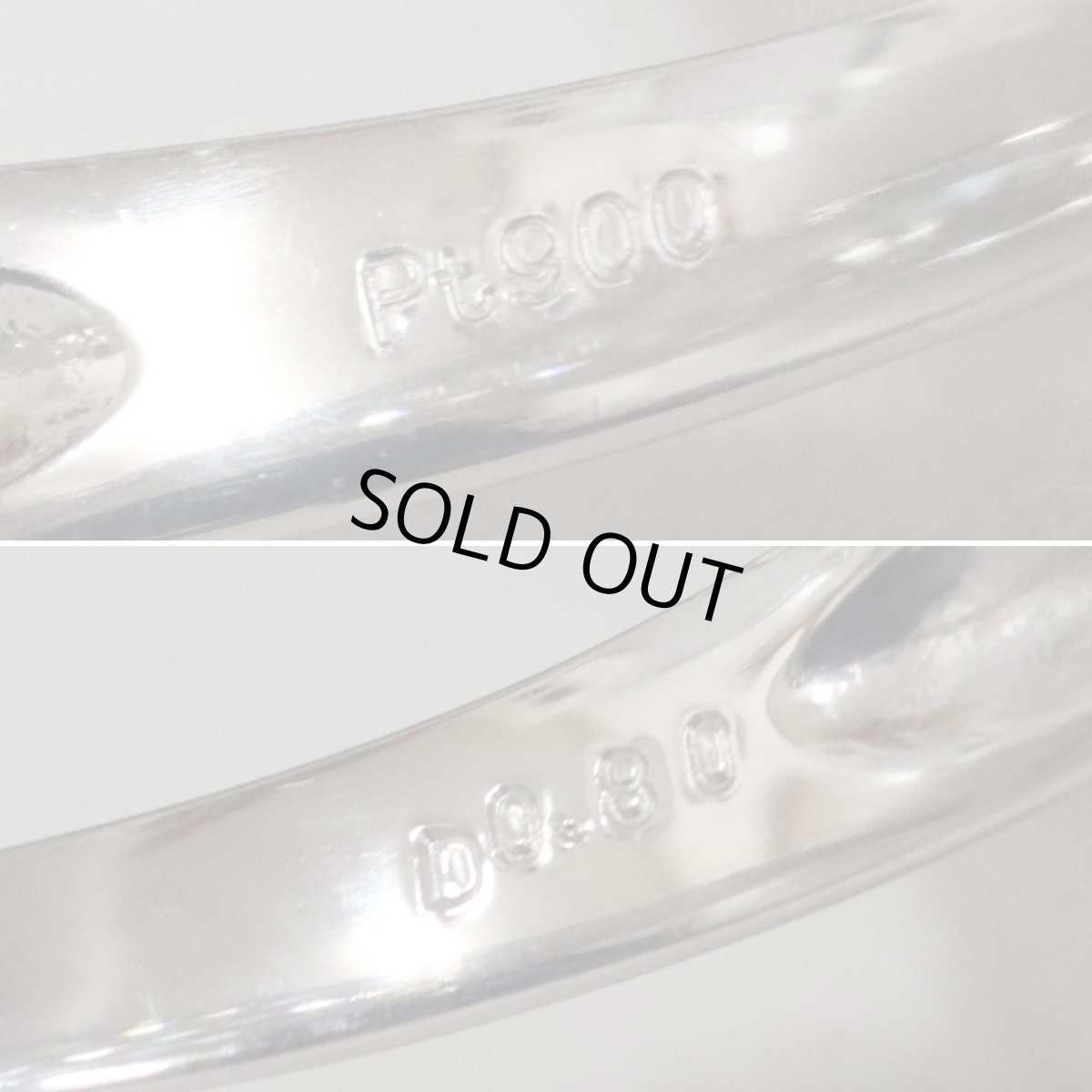 画像8: Pt900ローズカットダイヤモンドリング D0.80 4.6g #21 (8)