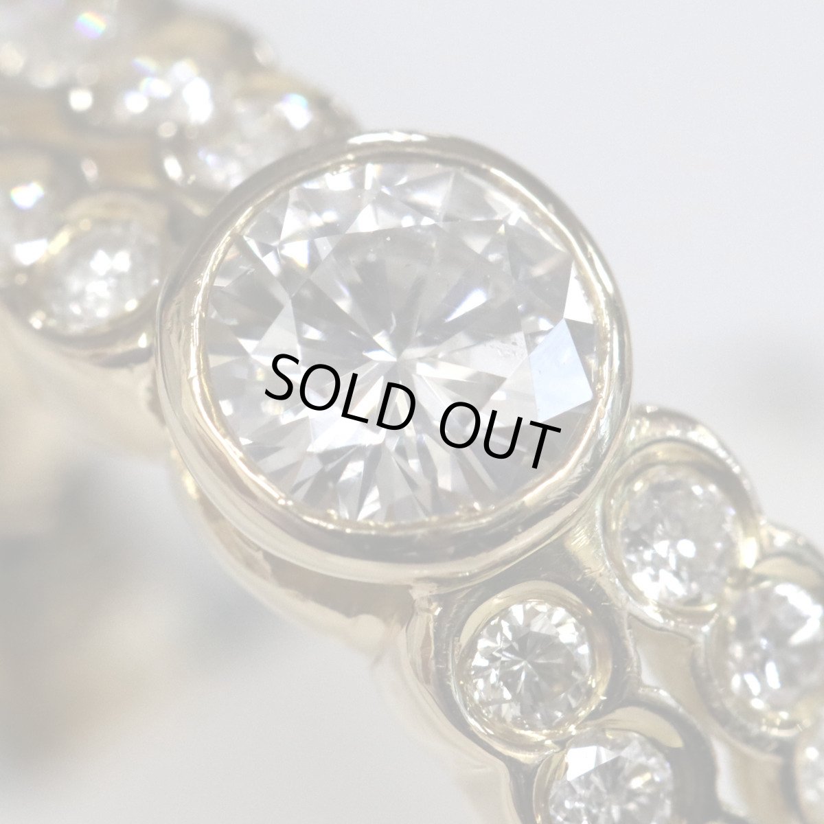 画像4: K18ダイヤモンドリング D1.00 5.3g #15 イエローゴールド 1カラット (4)