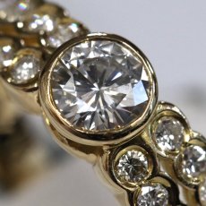 画像4: K18ダイヤモンドリング D1.00 5.3g #15 イエローゴールド 1カラット (4)