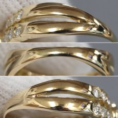 画像6: K18ダイヤモンドリング D1.00 5.3g #15 イエローゴールド 1カラット (6)