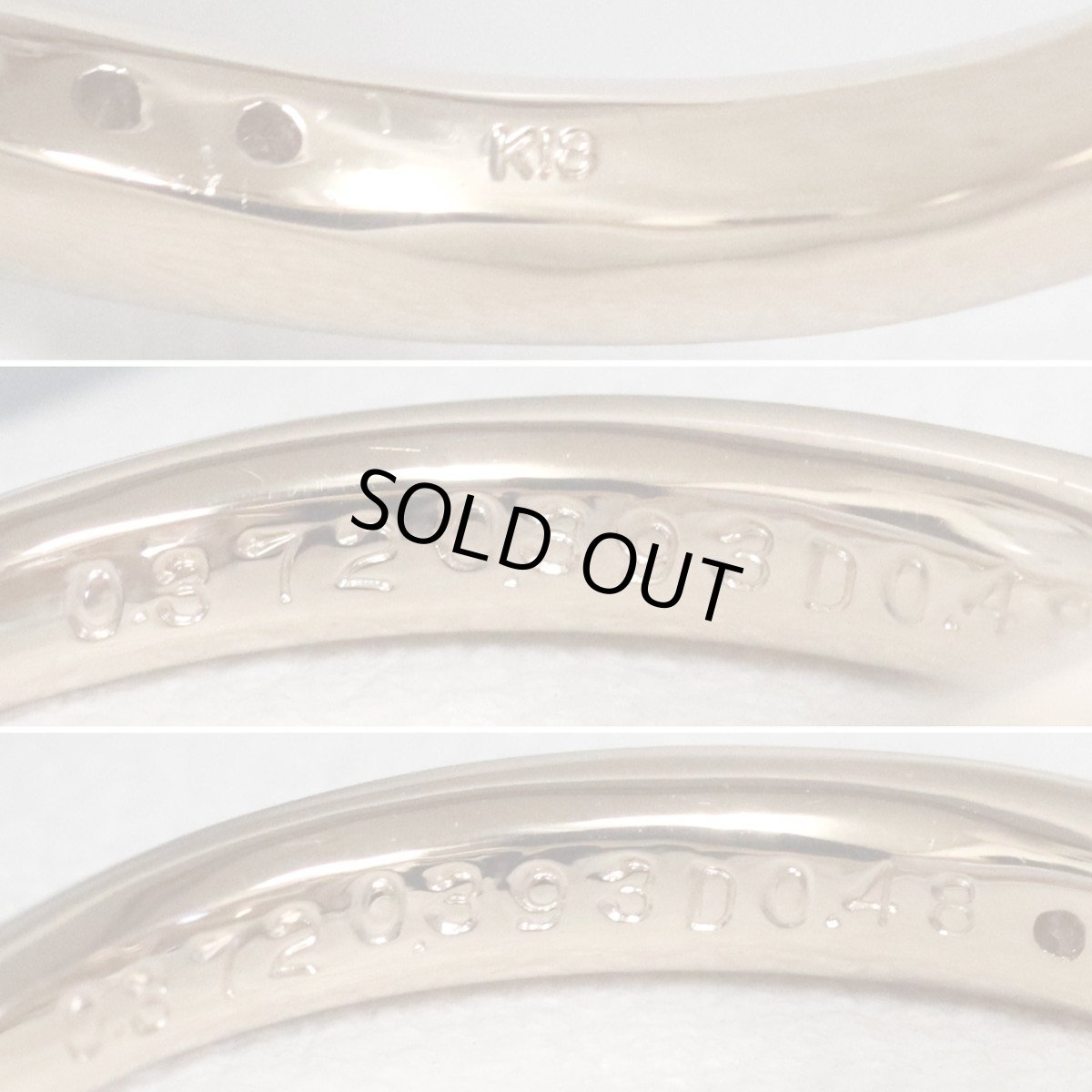 画像7: K18PGパパラチアサファイアダイヤモンドリング PS0.393 PS0.372 D0.48 4.0g #13 鑑別書 ピンクゴールド (7)