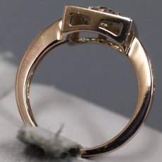 画像5: K18PGダイヤモンドリング D0.581 5.0g #11.5 鑑別書 (5)