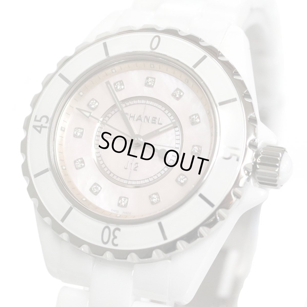 画像1: シャネル J12 12PD ピンクシェル(H5513)世界限定1,200本 (1)