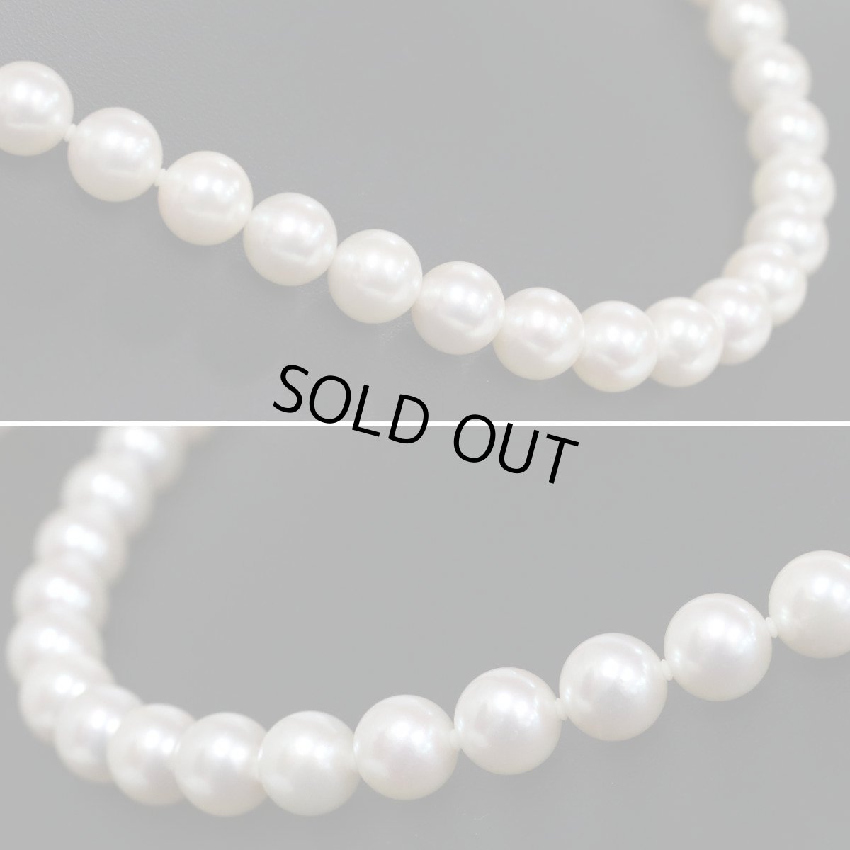 画像2: タサキ パールネックレス シルバー金具 9.0-9.4mm 43cm (2)