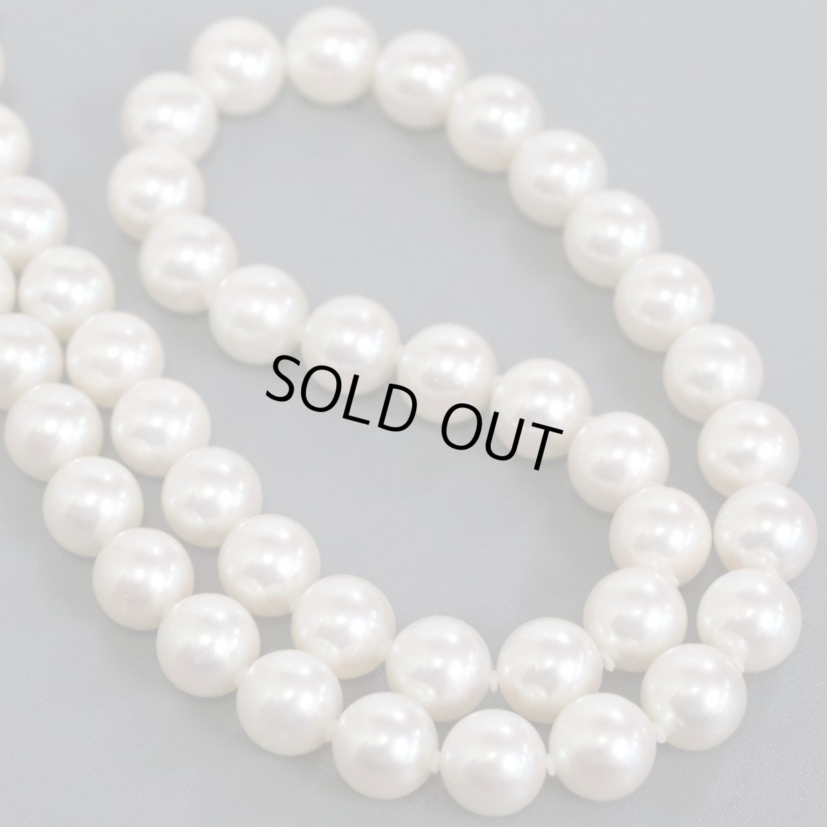 画像6: タサキ パールネックレス シルバー金具 9.0-9.4mm 43cm (6)