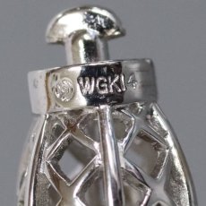 画像9: タサキ ブラックパールネックレス K14WG金具 10.7-12.5mm 40cm (9)