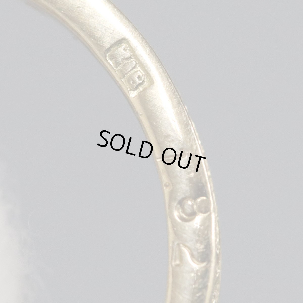 画像7: K18ダイヤモンド3連リング D1.82 9.8g #10-13 (7)