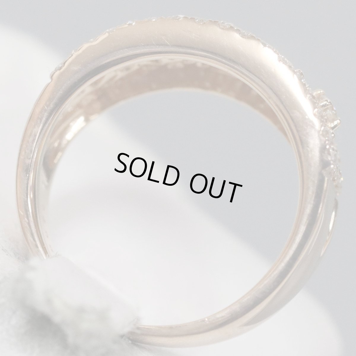 画像5: K18PGダイヤモンドリング D0.70 5.6g #10.5 (5)