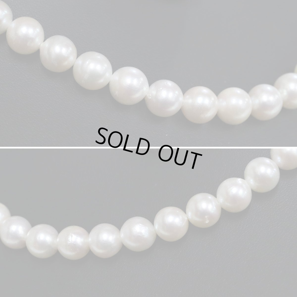 画像2: パールネックレス シルバー金具 8.5-9.0mm 41cm (2)