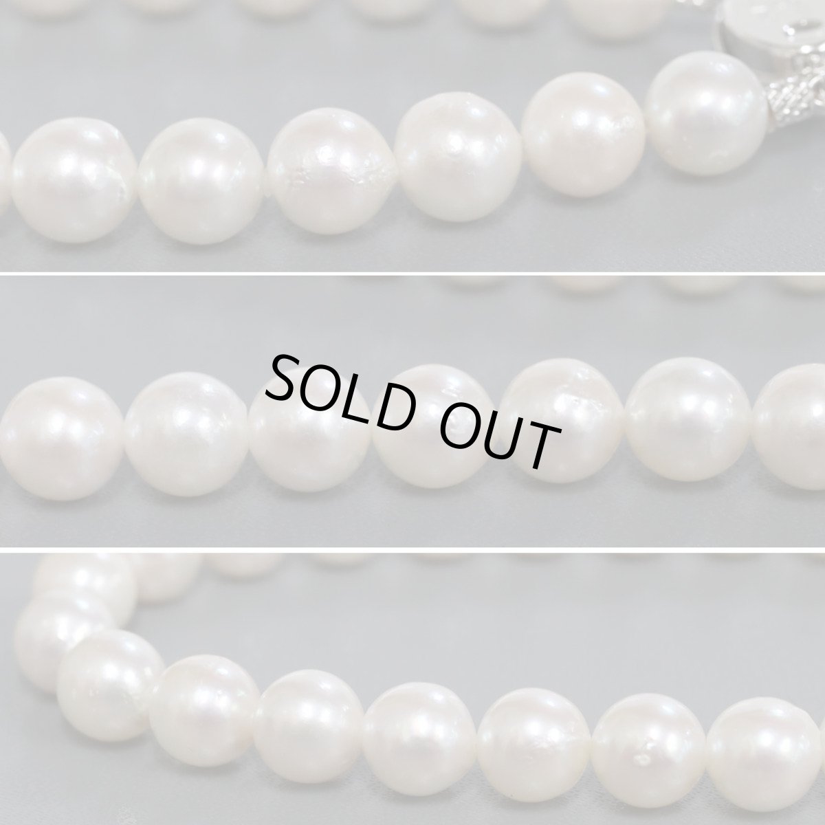 画像4: パールネックレス シルバー金具 8.5-9.0mm 41cm (4)