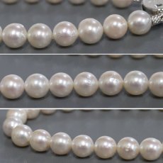 画像4: パールネックレス シルバー金具 8.5-9.0mm 41cm (4)